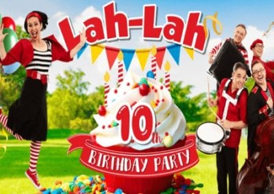 Lah Lah’s Big Live Band 10th Birthday Party Live on Stage