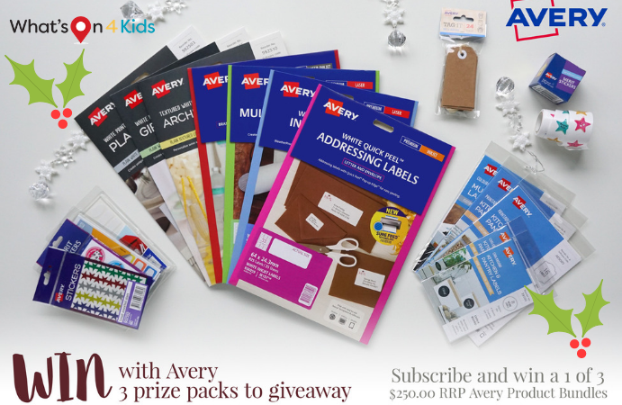 Win 1 of 3 x $250 Avery Hampers (Ended)