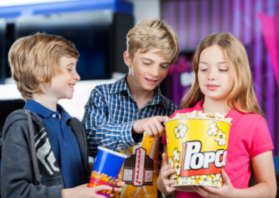 Why the movies is the perfect choice for a kids birthday party