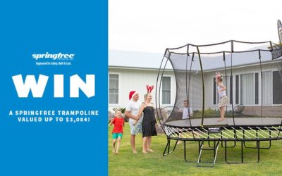 Mega Christmas Giveaway – Win a Springfree Trampoline