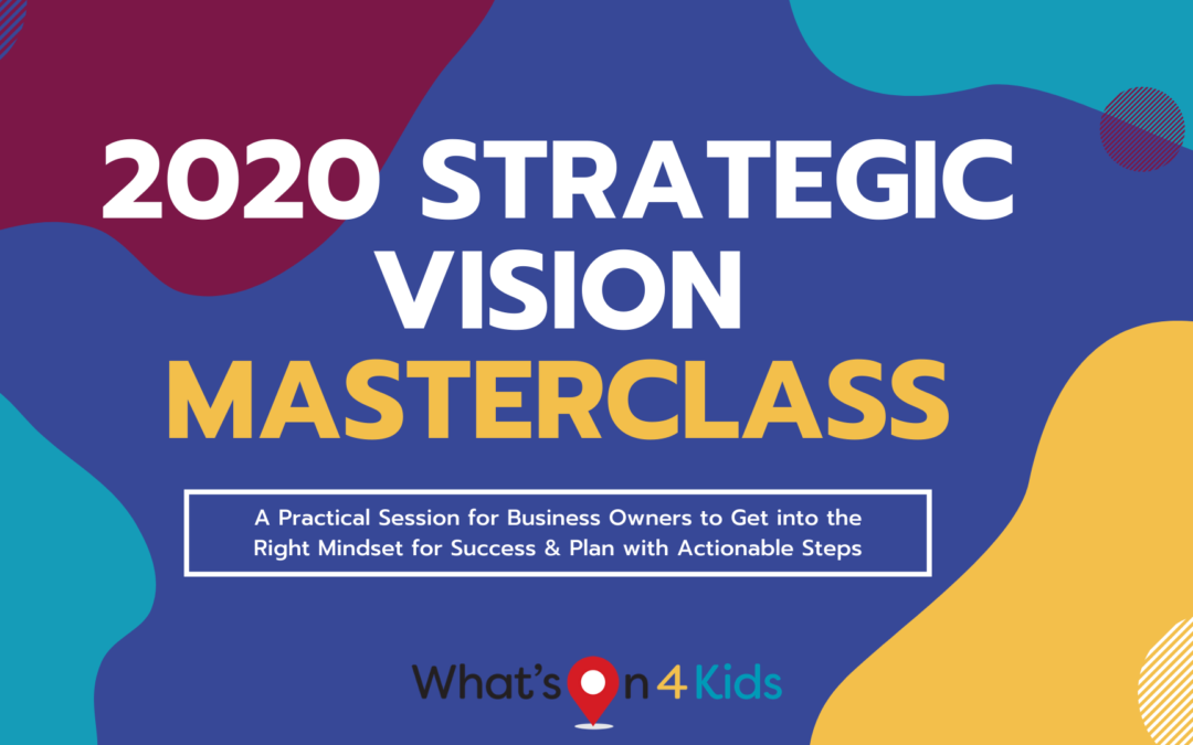 2020 Strategic Vision Masterclass for Activity Providers