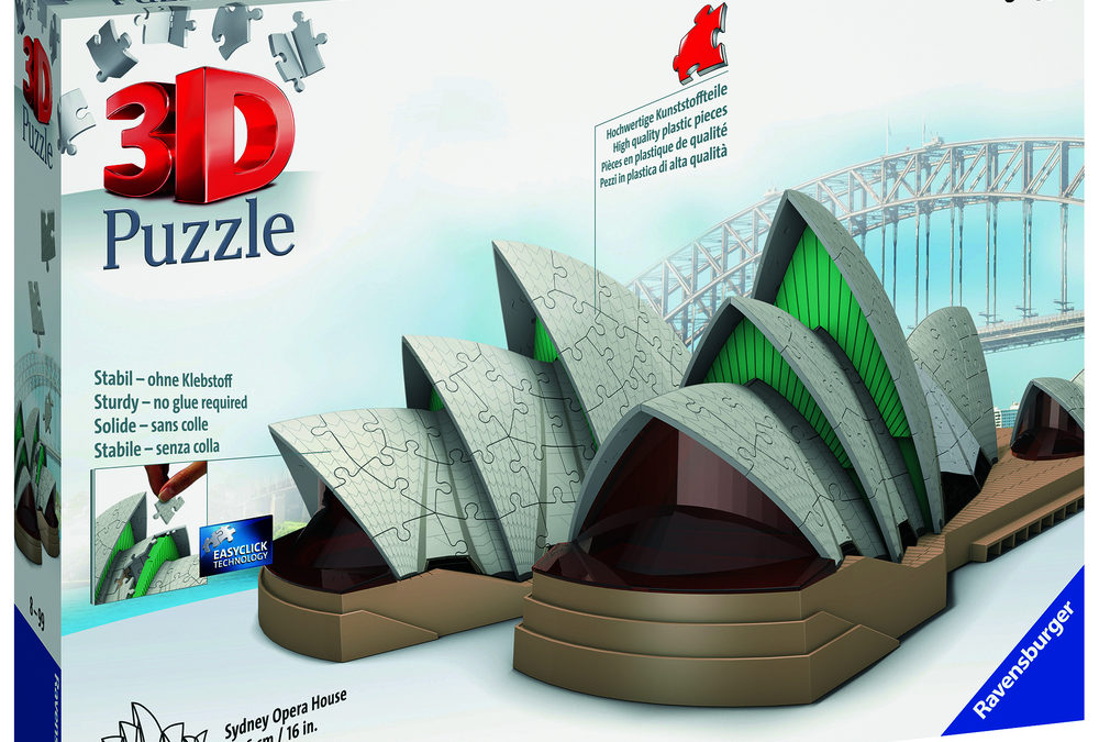 Christmas Giveaway Day One: Sydney Opera House 3D Puzzle